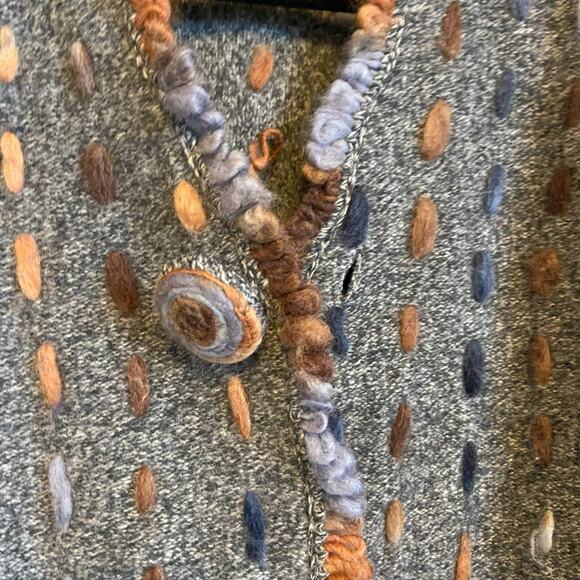 Design Options by Philip & Jane Gordon Wool Cardigan Size Medium - Picture 3 of 4